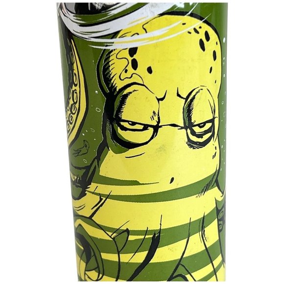 Mountain Dew Bottle Aluminum Octopus Green Label Art Stephen Bliss Empty - Picture 2 of 8